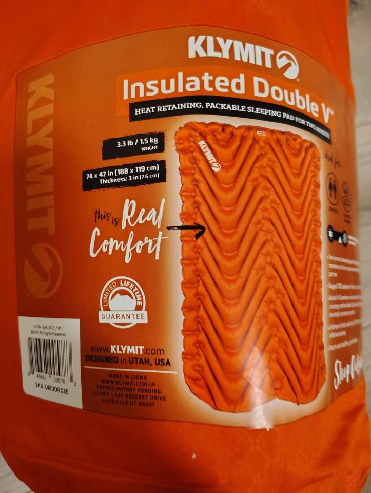 Klymit Insulated Double V Sleeping Pad. Brand new. - photo 4