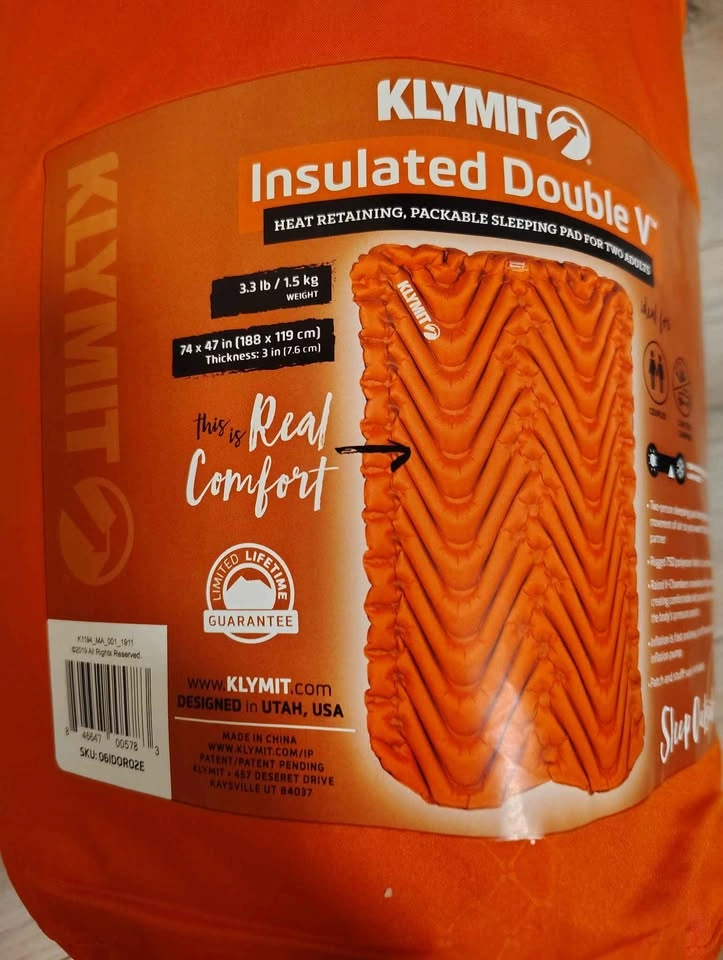 Klymit Insulated Double V Sleeping Pad. Brand new. - photo 5