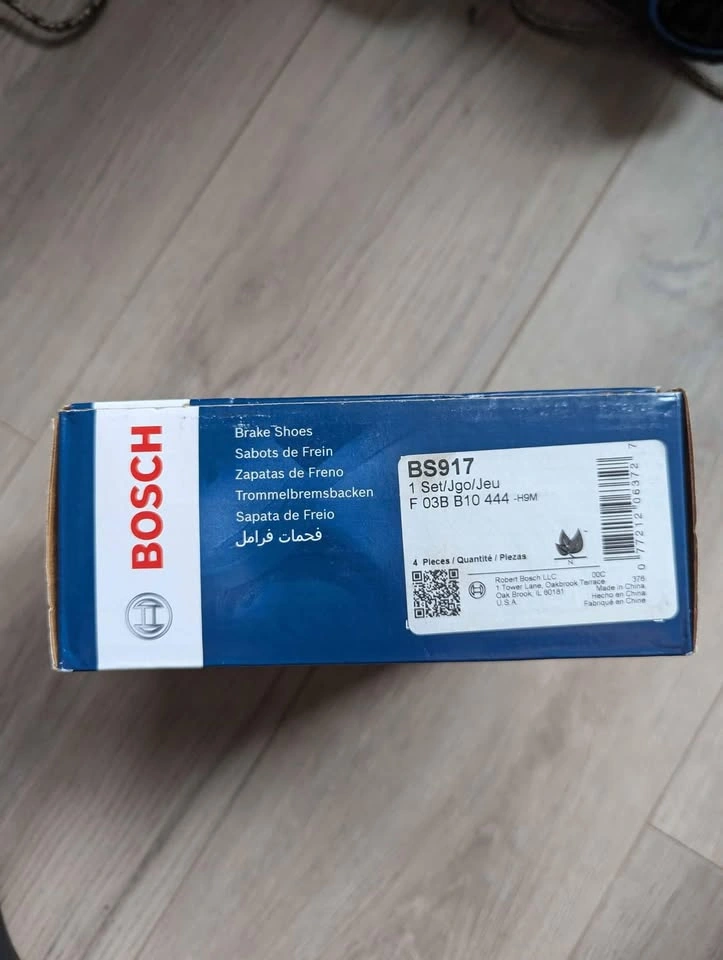 Bosch BS917 Brake Shoes for Toyota Yaris - photo 2
