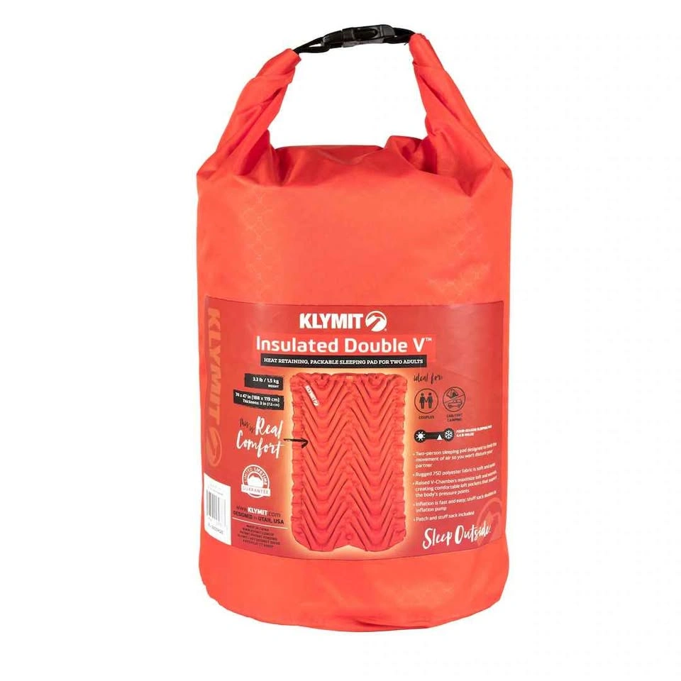 Klymit Insulated Double V Sleeping Pad - 4 Season Double Camp Pa - photo 4