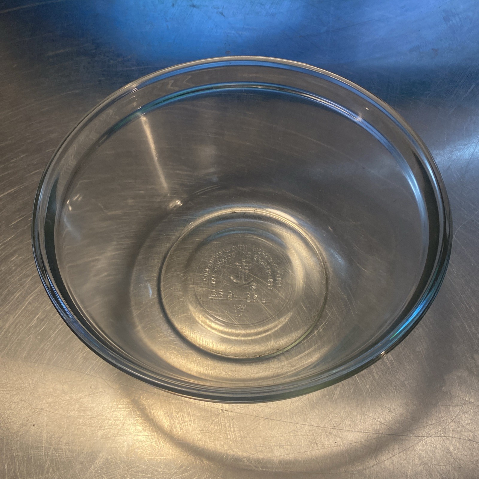 Anchor Hocking Green Glass 2.5 qt Nesting/Mixing Bowl USA - photo 2
