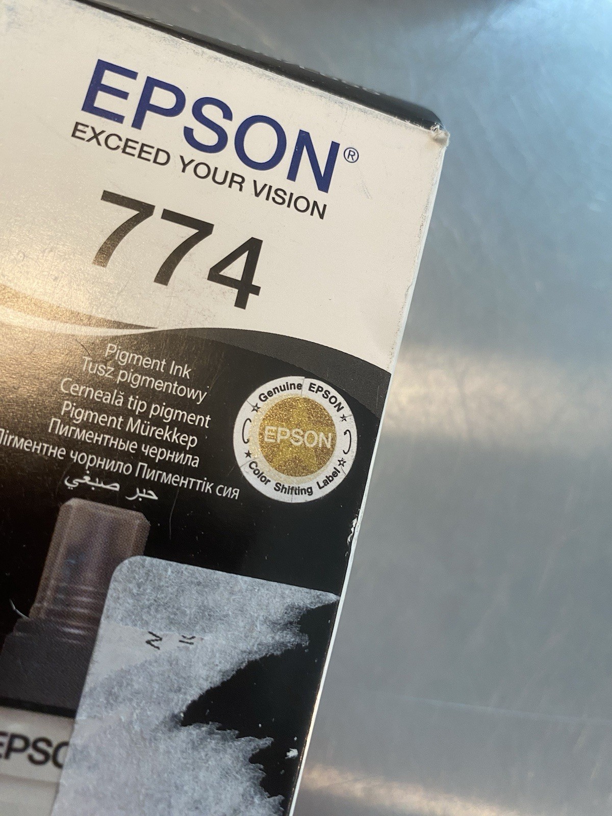 5pcs Epson EcoTank 774 Black Ink Bottles - photo 2
