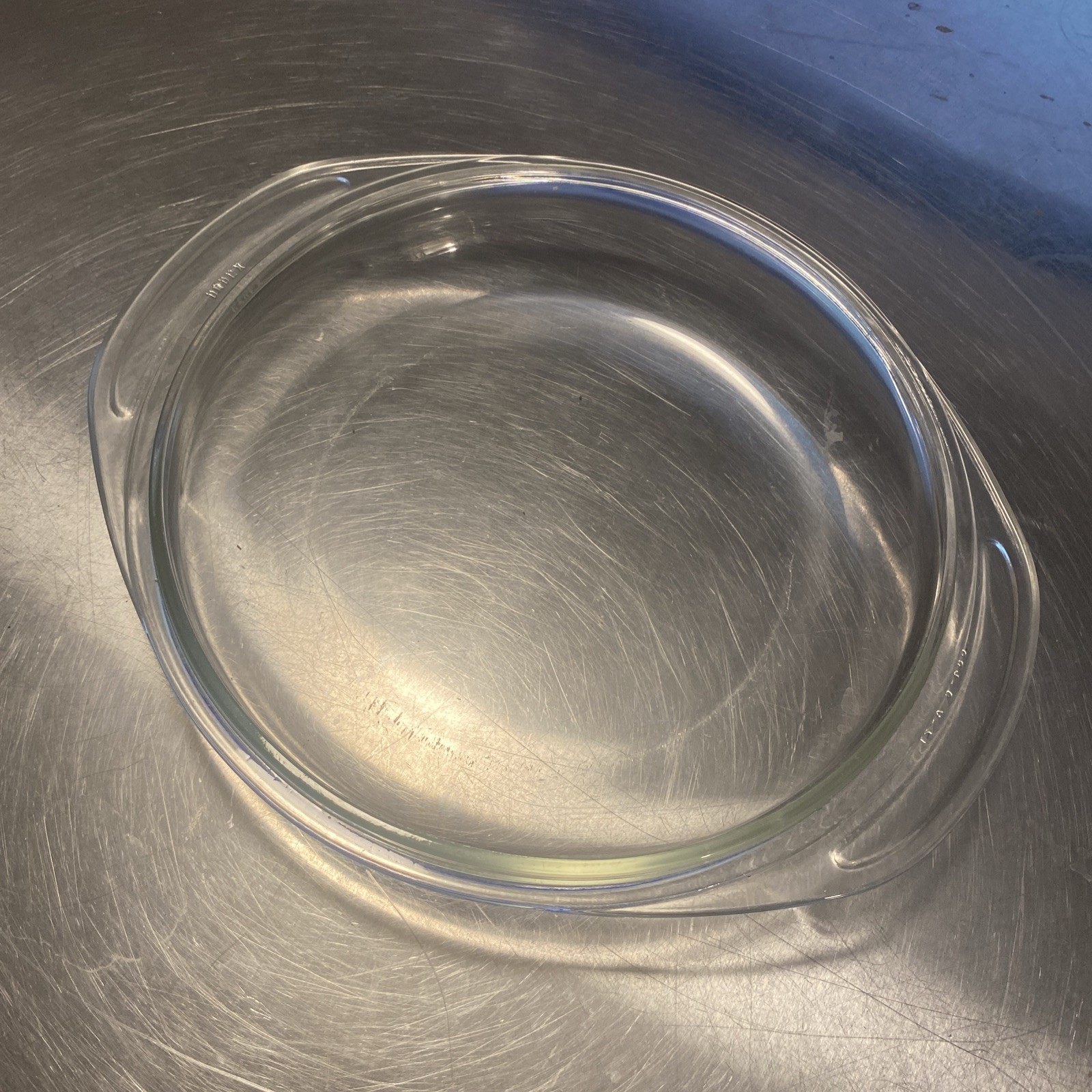 Vintage PYREX Clear Glass 684-C Lid For 2 Qt Round Dish