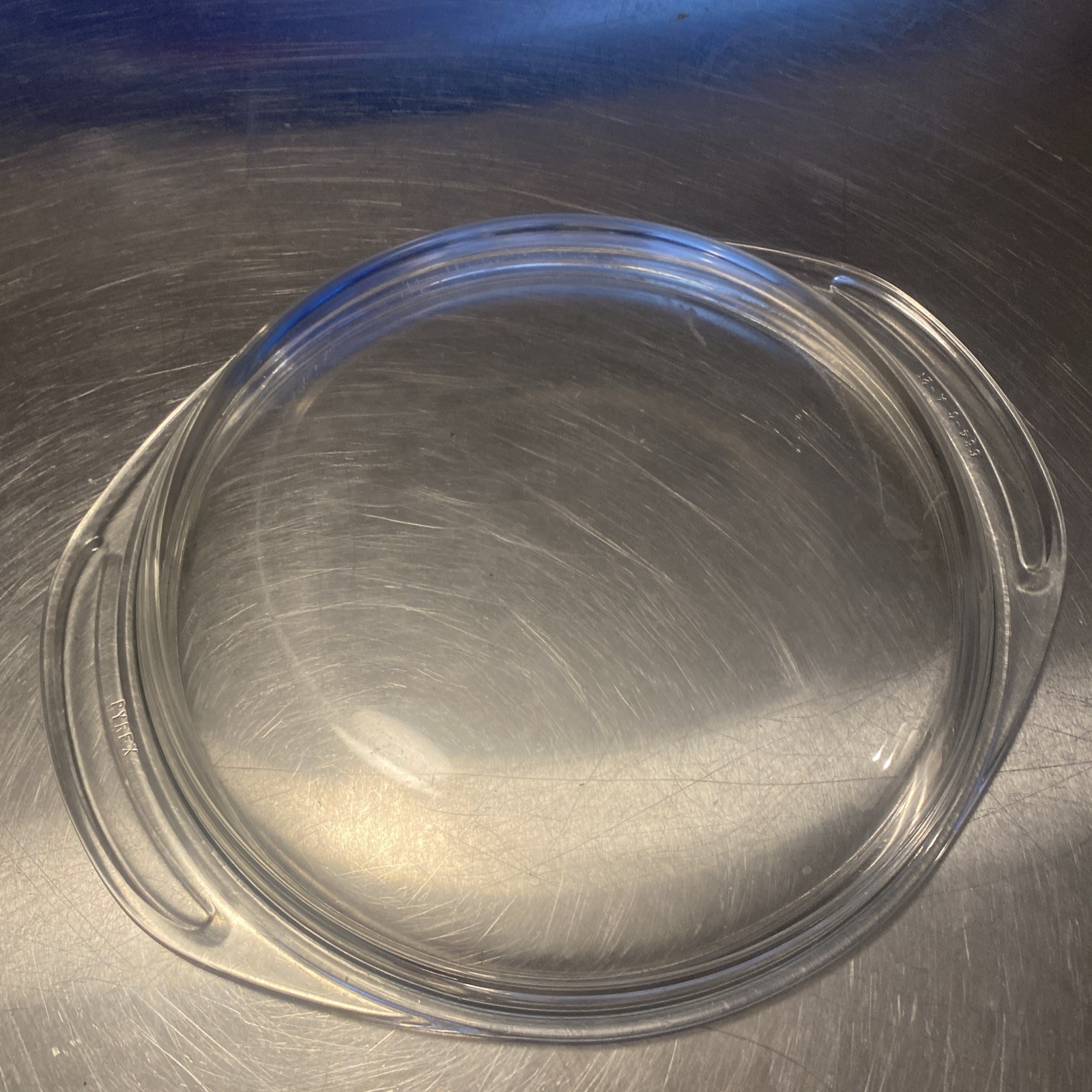 Vintage PYREX Clear Glass 684-C Lid For 2 Qt Round Dish - photo 3
