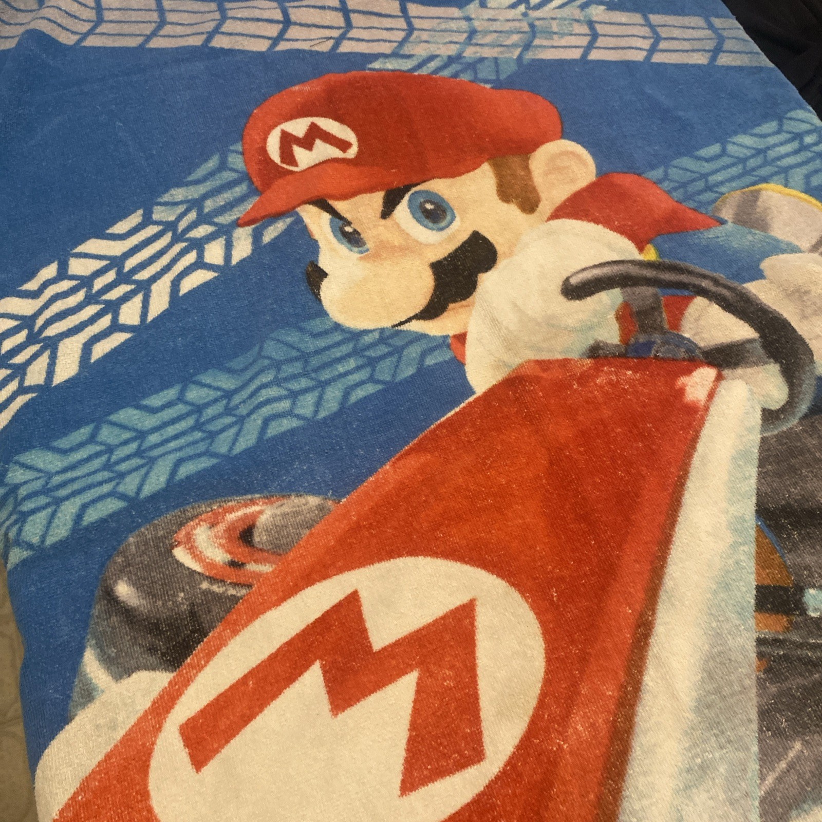 Super Mario Mariokart 8 Beach Towel Nintendo Video Games - photo 2