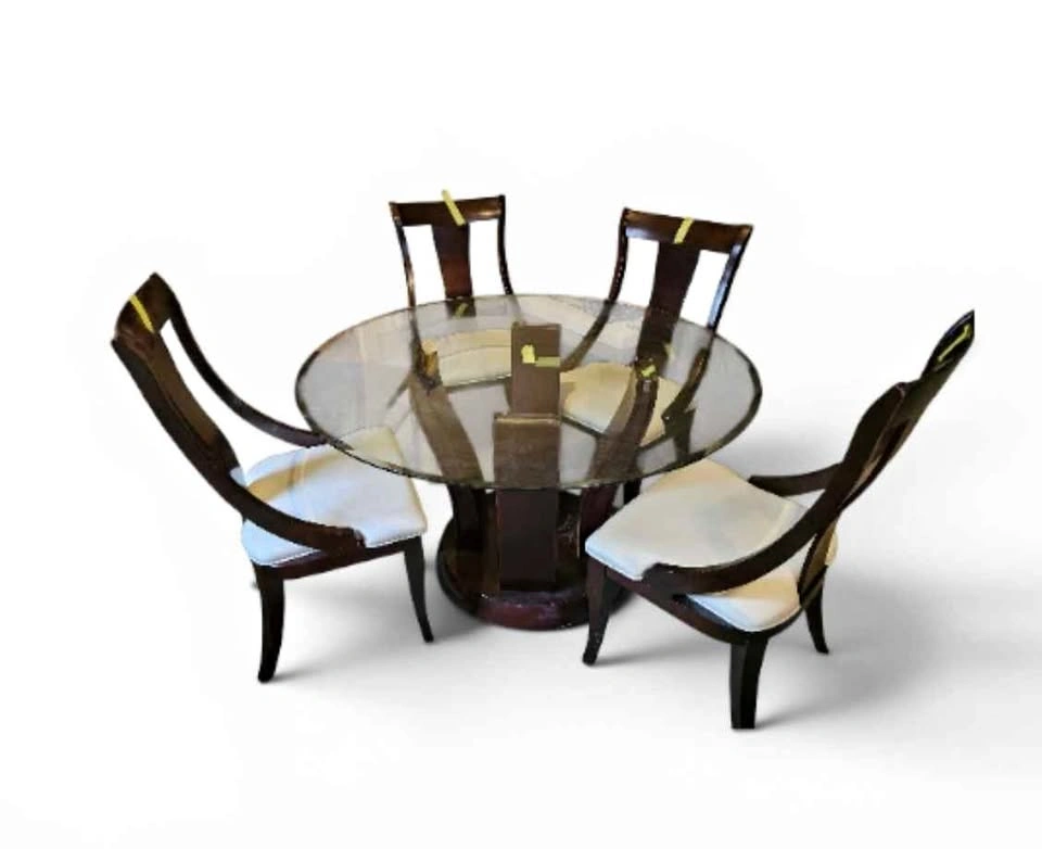 Table and Four Chairs Set