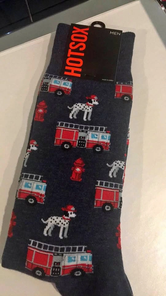 New with Tag Firefighter Hot Sox Socks - Pickup in Brampton