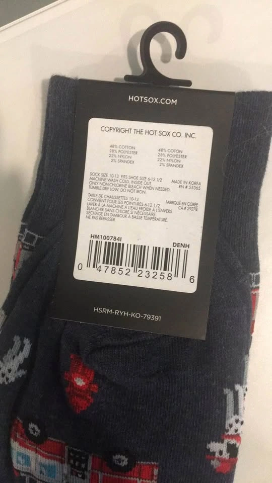 New with Tag Firefighter Hot Sox Socks - Pickup in Brampton - photo 3