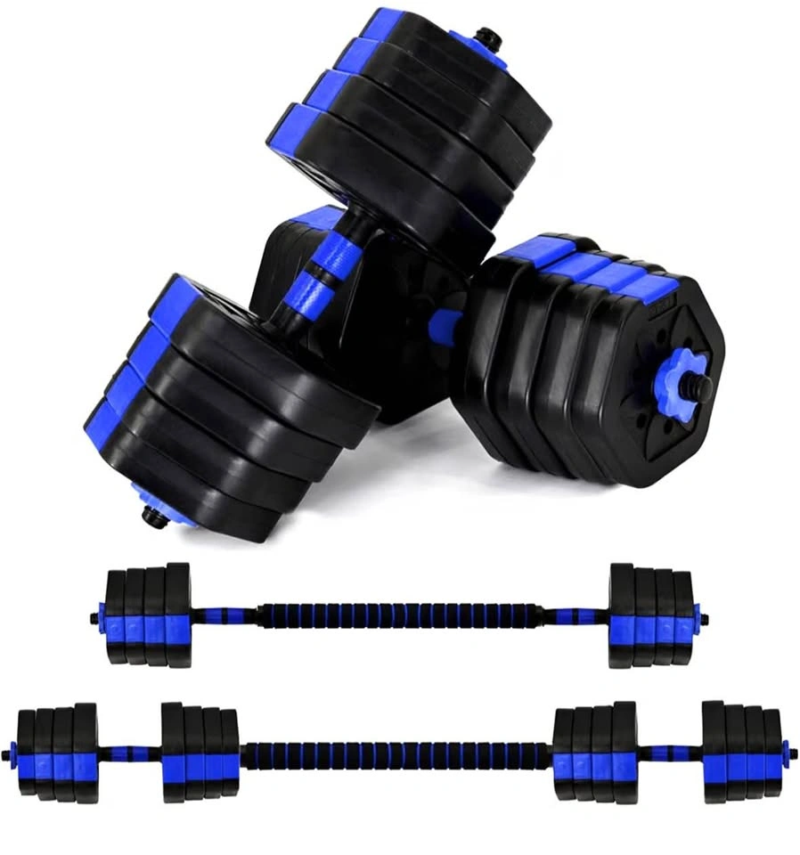Adjustable Dumbbell / Barbell Set 66 Lbs