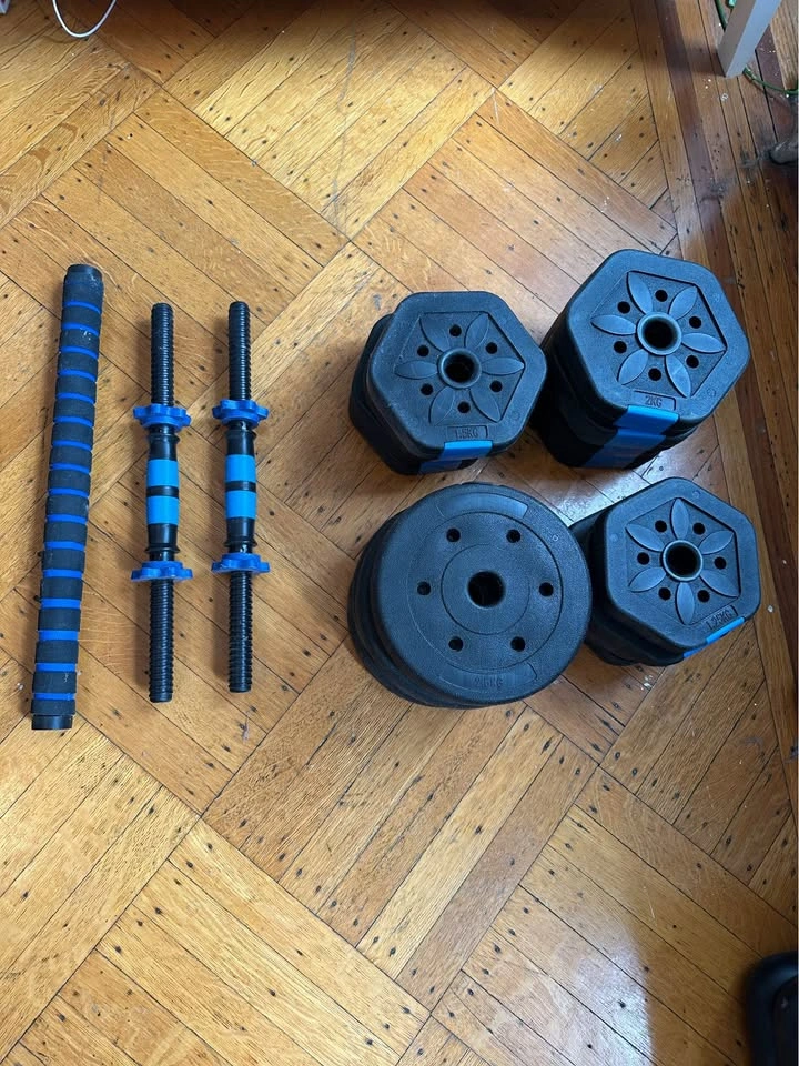 Adjustable Dumbbell / Barbell Set 66 Lbs - photo 4