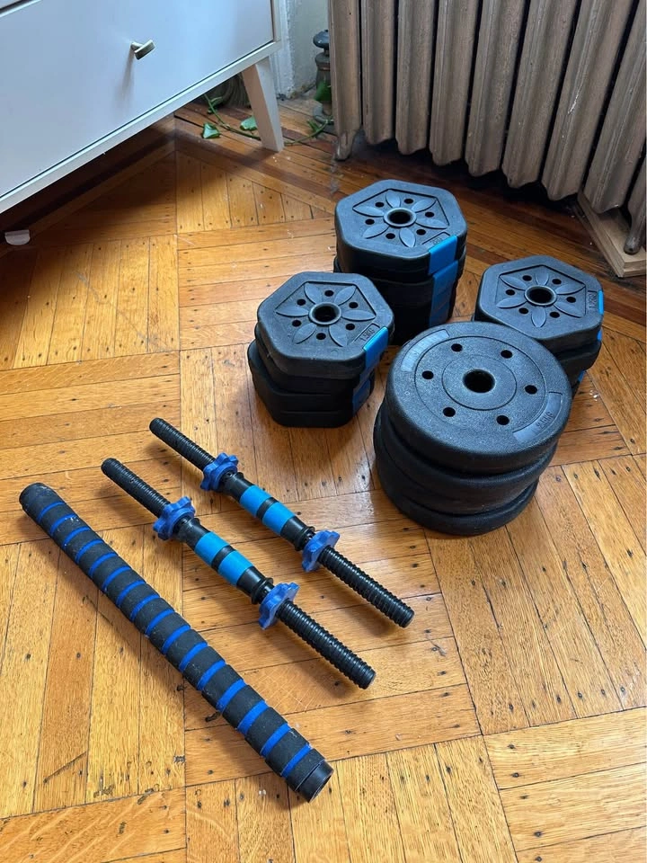 Adjustable Dumbbell / Barbell Set 66 Lbs - photo 5