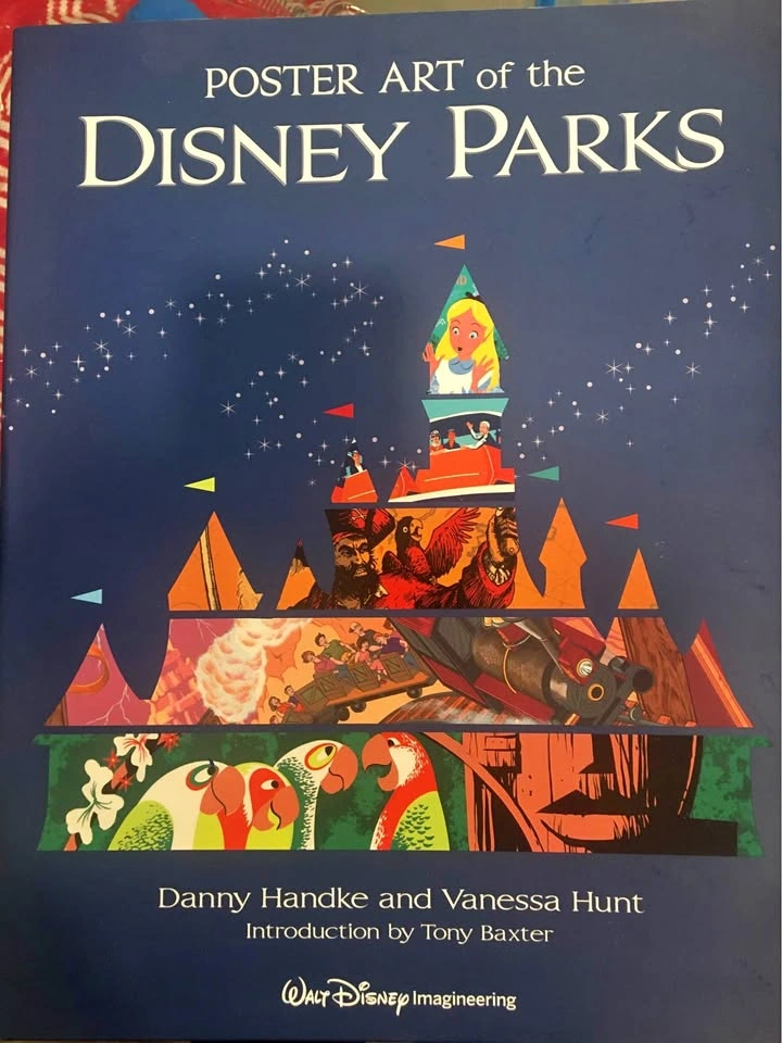 Poster Art of Disney Parks Mint Condition Coffee Table Book