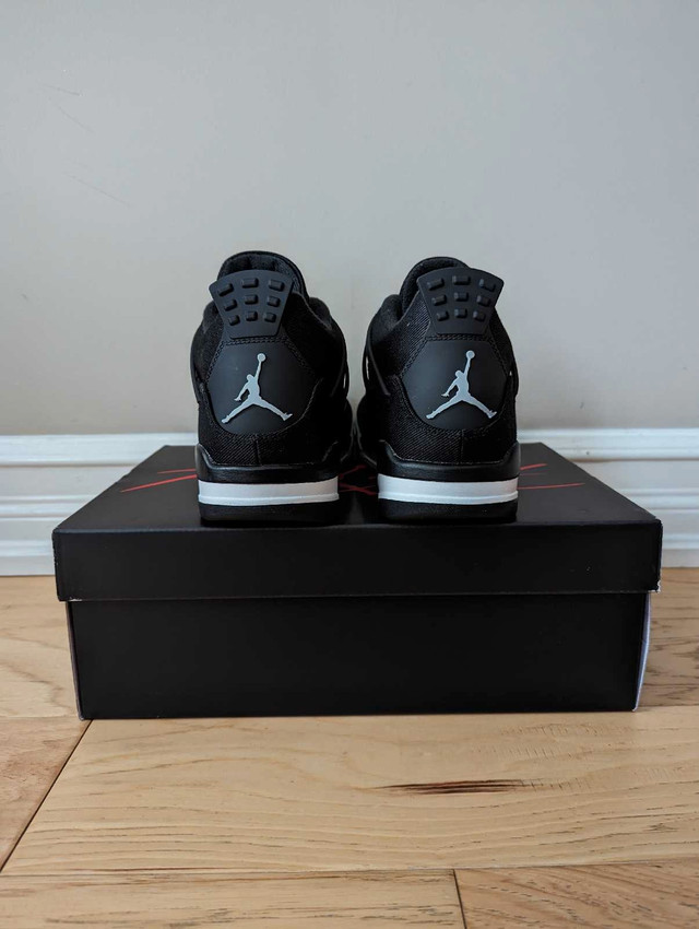 Jordan 4 Black Canvas - photo 3