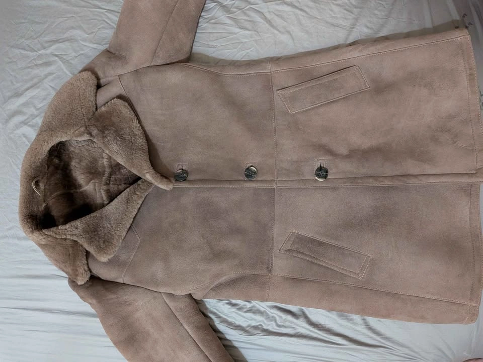 Men's Wolff of Canada Vintage Shearling Coat Size 42T - photo 2