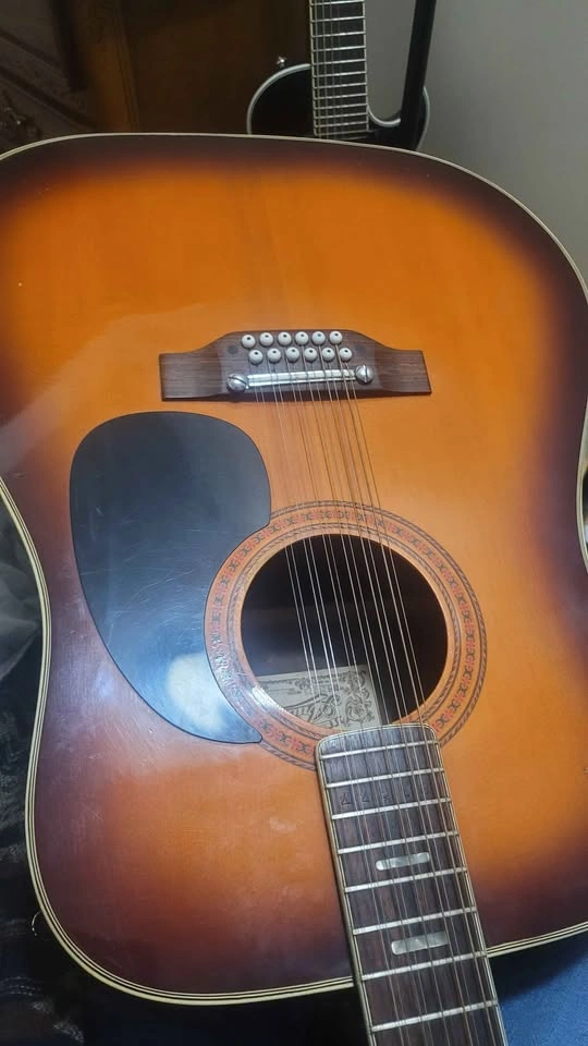 Vintage Aria 12 String Guitar - Made in Japan - New Strings - photo 4