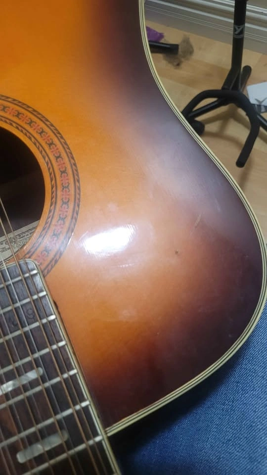 Vintage Aria 12 String Guitar - Made in Japan - New Strings - photo 5