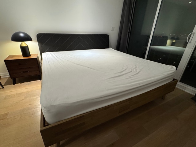 King Size Bed Frame with Mattress