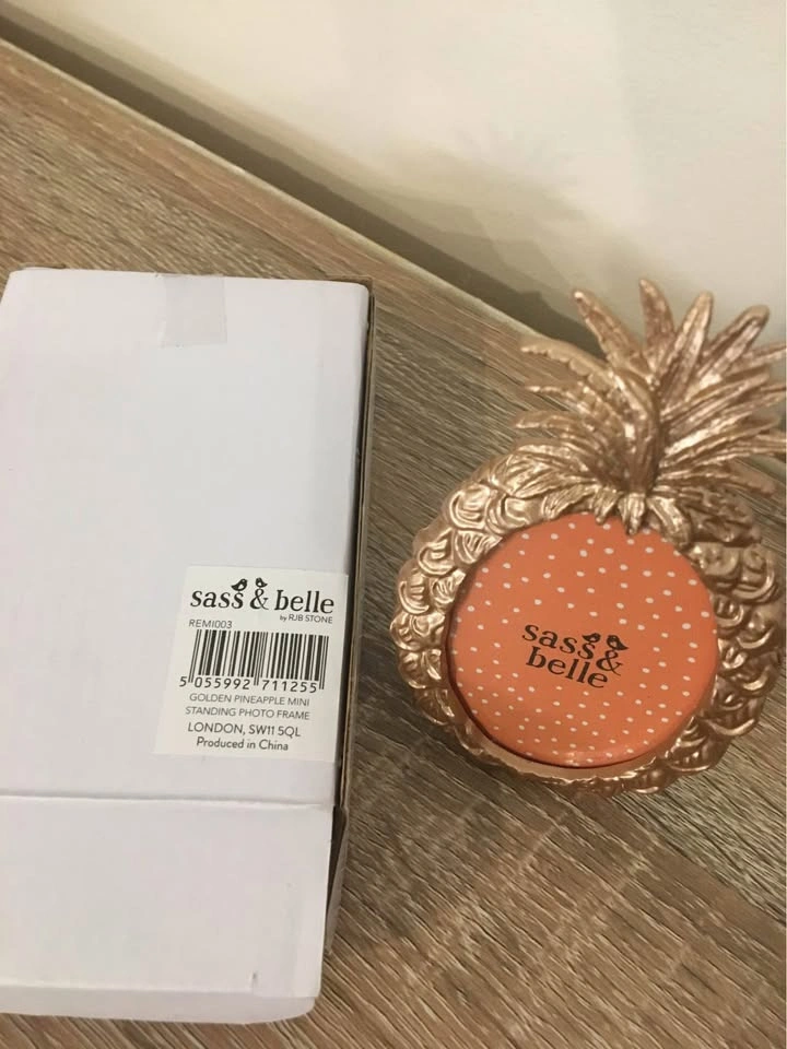 Pineapple decor flower/pencil holder and frame - photo 5