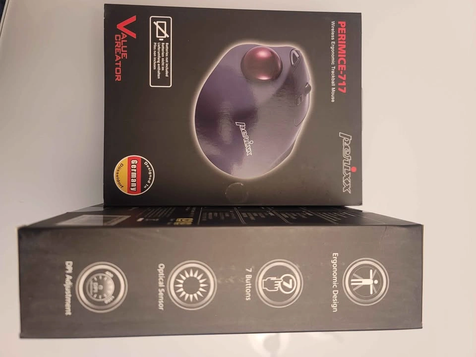 Perixx PERIMICE-717 Wireless Ergonomic Trackball Mouse - photo 5