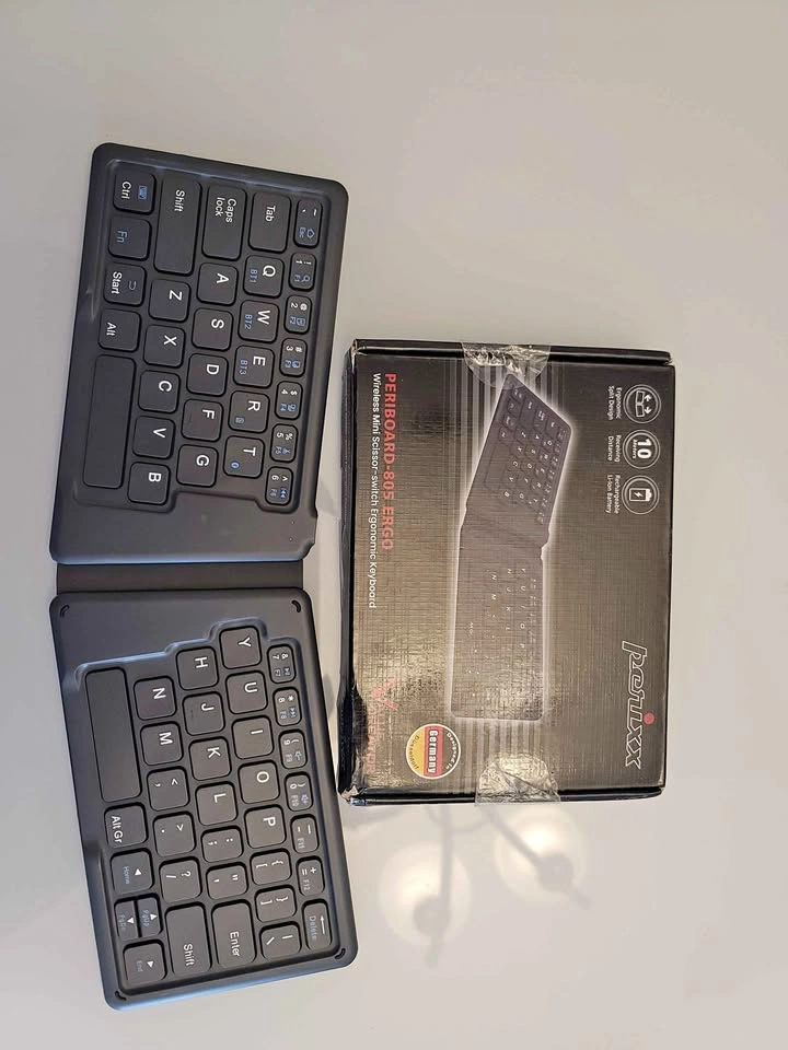 Perixx PERIBOARD-805 ERGO Wireless Mini Ergonomic Keyboard
