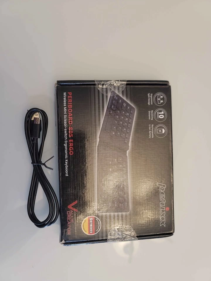 Perixx PERIBOARD-805 ERGO Wireless Mini Ergonomic Keyboard - photo 4