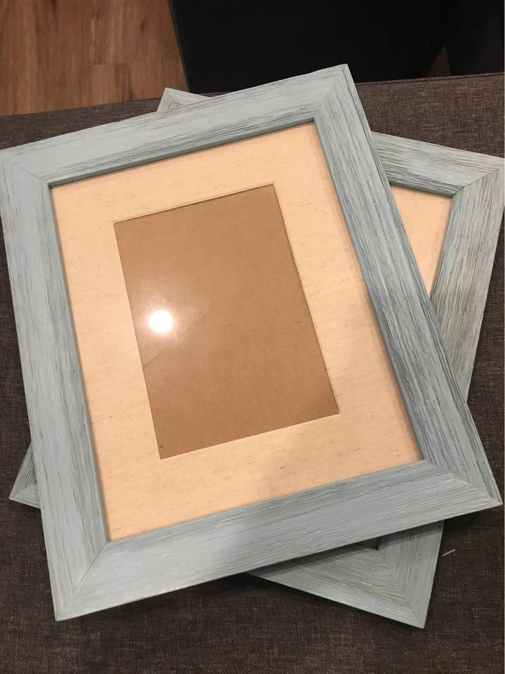 Set of 2 Michaels Rustic Teal Blue Picture Frames (8x10, 5x7) - photo 2