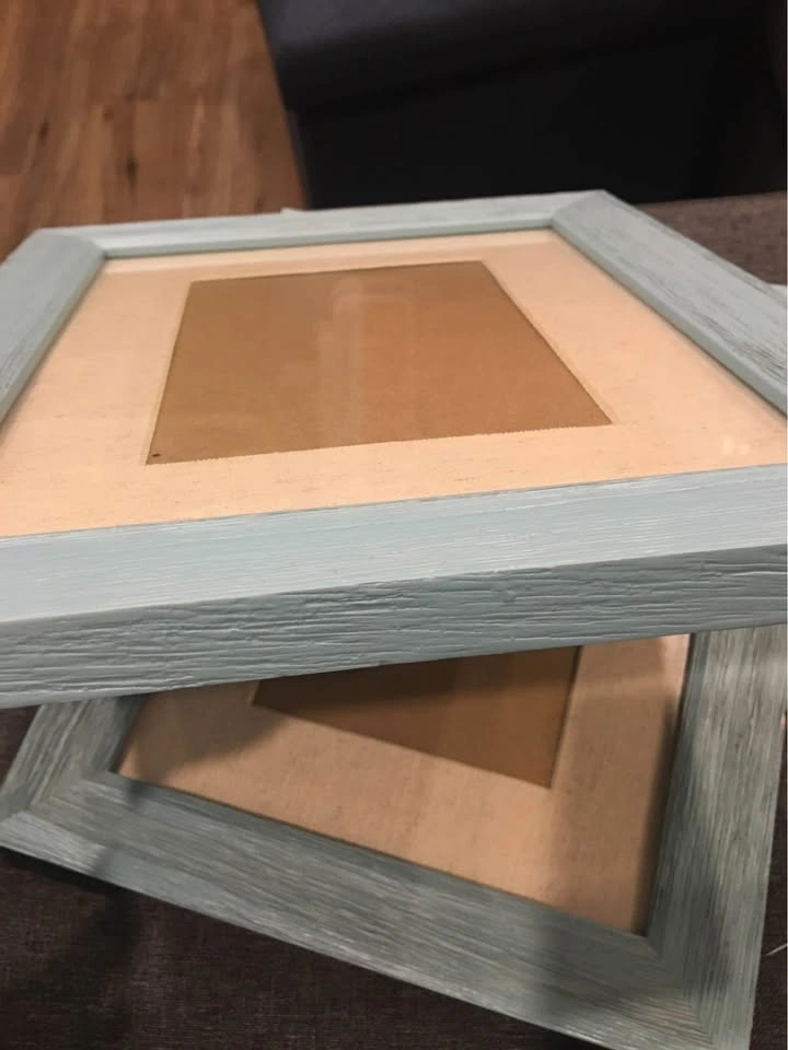 Set of 2 Michaels Rustic Teal Blue Picture Frames (8x10, 5x7) - photo 3