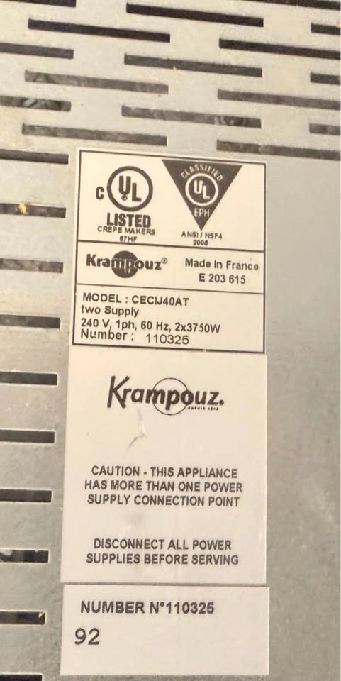 Krampouz Double Crepe Maker - photo 3