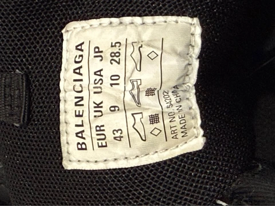 Balenciaga Track Sneakers Black Size 43 - photo 4