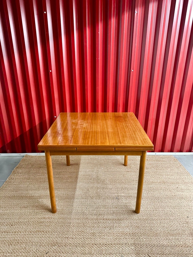 MCM Teak Extendable Dining Table - photo 4