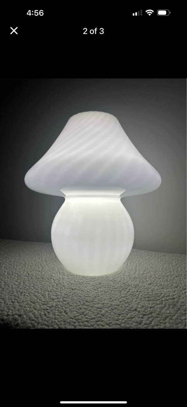XL Murano Mushroom Lamp (Authentic) - photo 2