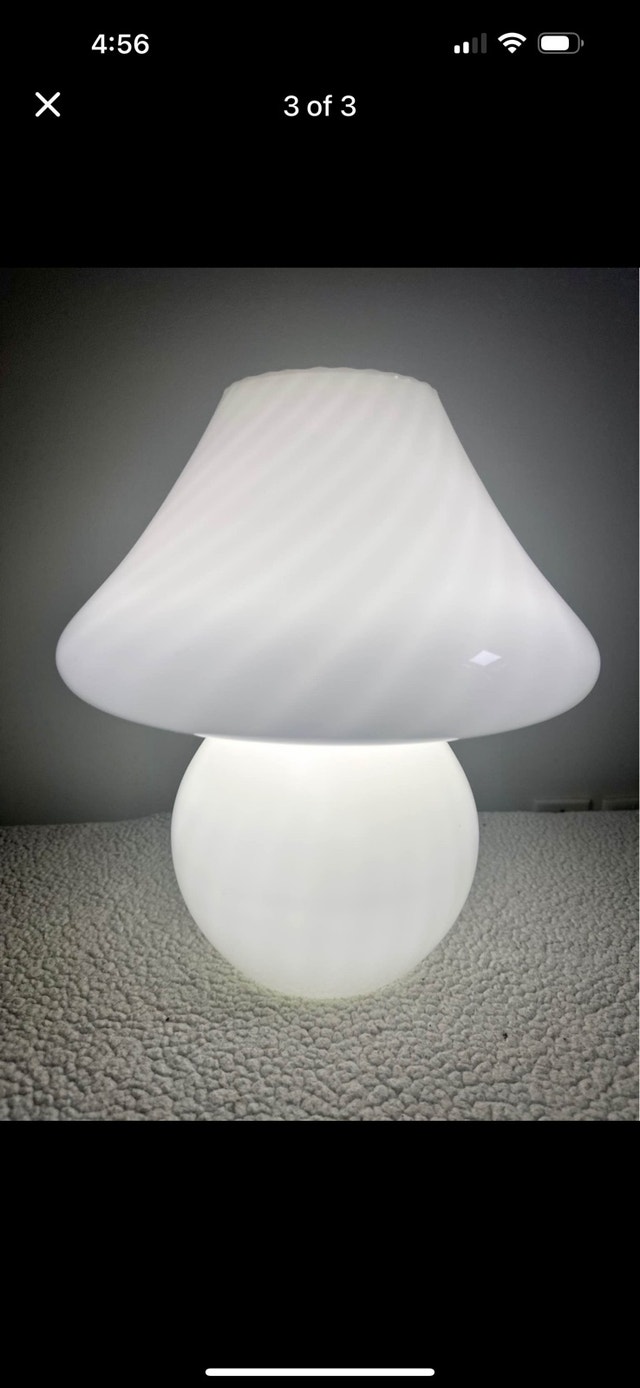 XL Murano Mushroom Lamp (Authentic) - photo 3