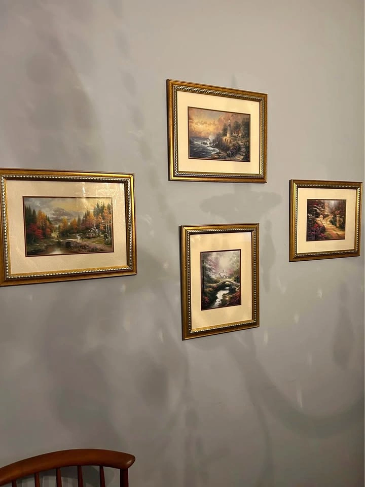 4 Framed Landscape Prints (16.25x13)