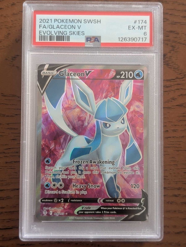 Glaceon V Pokemon Card