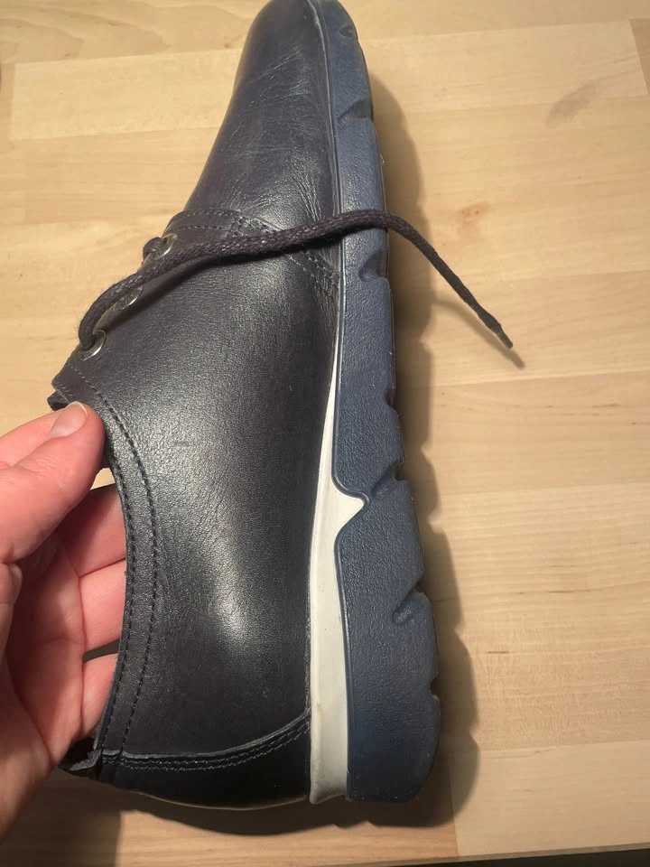 BELWEST Leather Navy Booties - Size US 8 - photo 2