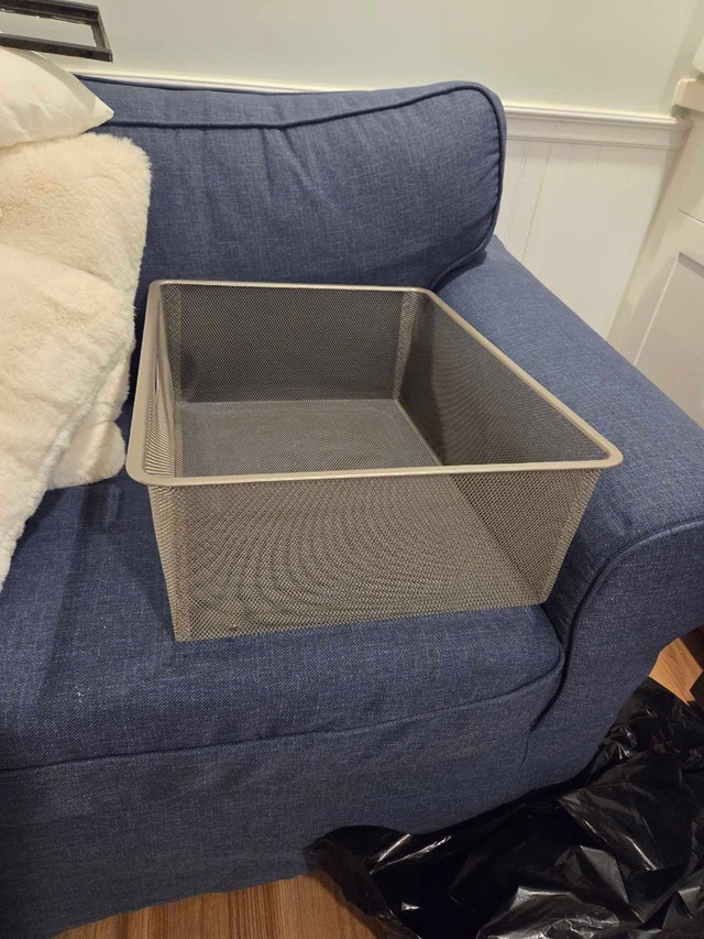 Heavy Duty Metal Wire Mesh Shelf Bins / Organizers