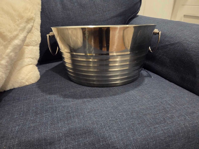 Modern Insulated Stainless Steel Ice Bucket