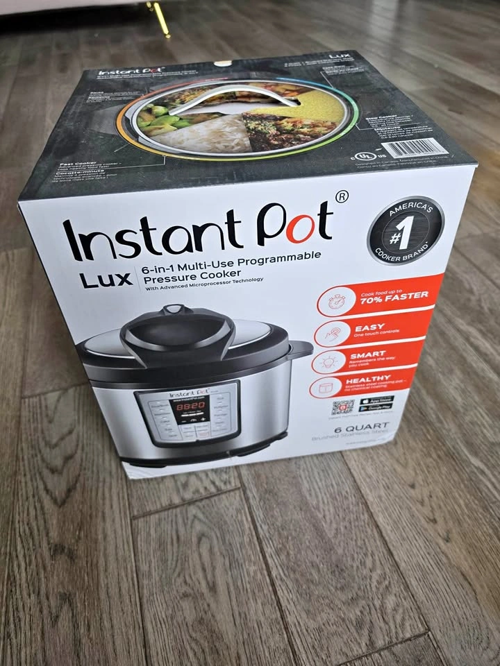 Instant Pot Lux 6-in-1 Pressure Cooker 6 Quart