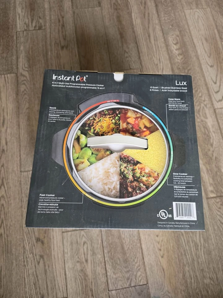 Instant Pot Lux 6-in-1 Pressure Cooker 6 Quart - photo 2