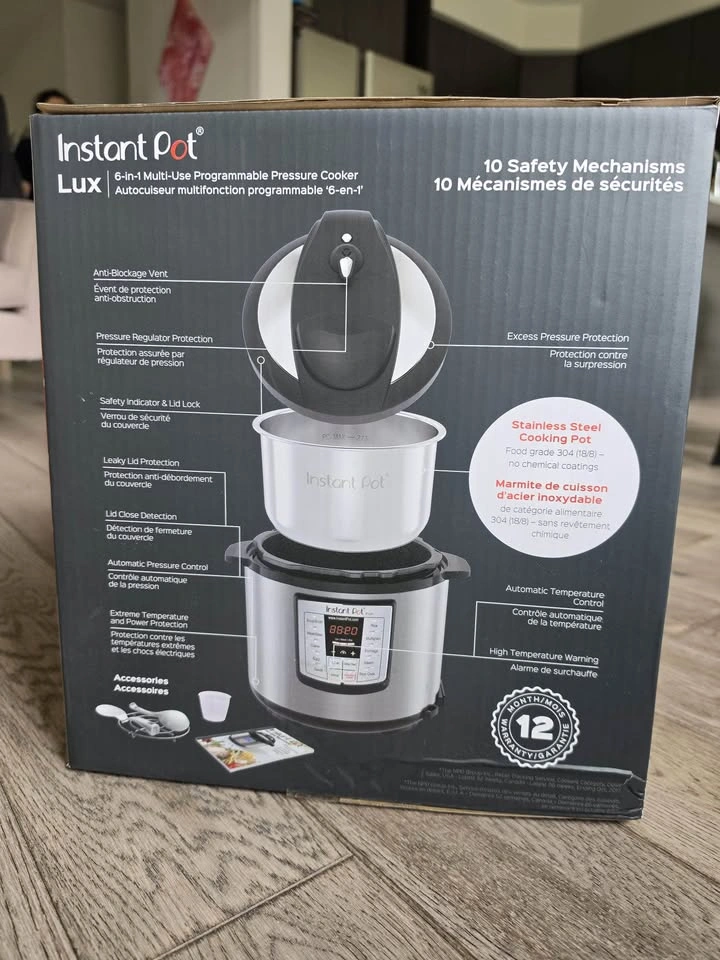 Instant Pot Lux 6-in-1 Pressure Cooker 6 Quart - photo 5