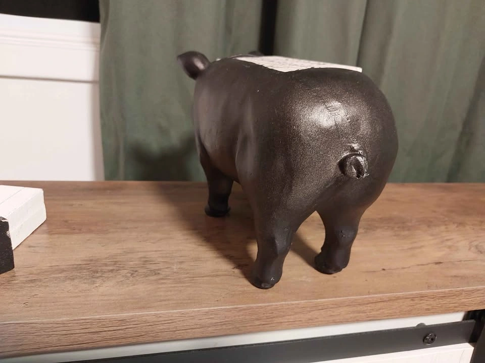Cast Iron Pig Perpetual Calendar - photo 5
