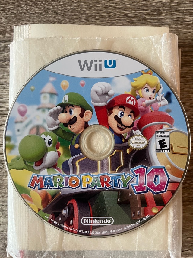 Mario Party 10 Wii U Game Disc Only