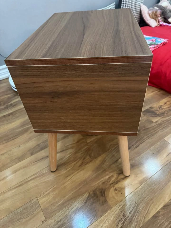 Modern brown white side table - photo 5