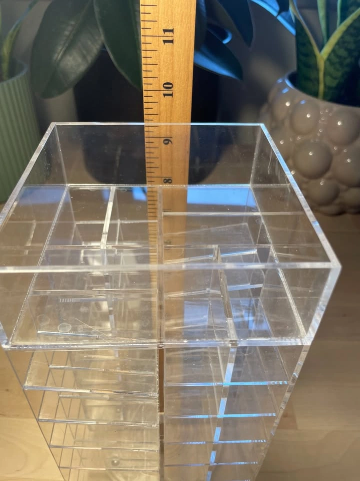 360 Rotating Acrylic Cosmetic Lipsticks Tower Storage - photo 2