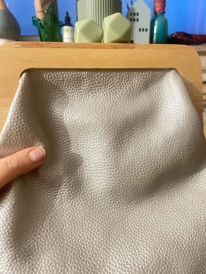 Silver Crossbody / Clutch Bag with Chain Strap - photo 4
