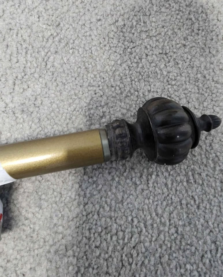 Bronze/Gold Extendable Curtain Rod - photo 5