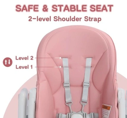 3 in 1 Foldable High chair - Pink - photo 4