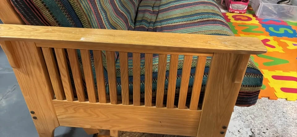 Solid wood sofa/ couch - photo 2