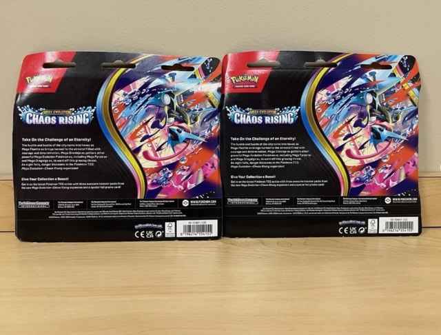 Pokemon TCG Chaos Rising 3-Pack Blister Pokemon Card - photo 2