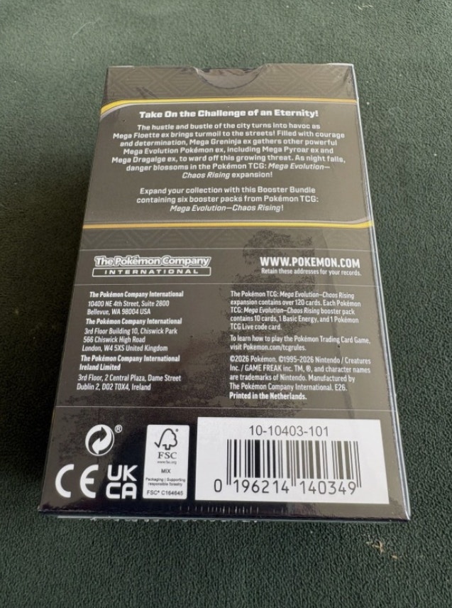 Pokemon TCG Chaos Rising Booster Bundle Box - photo 2